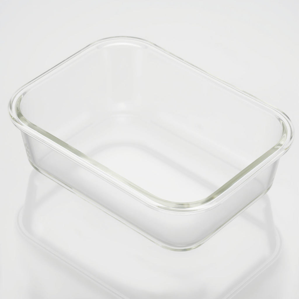 Glass Containers with Flexible Silicone Lids - Set of 3