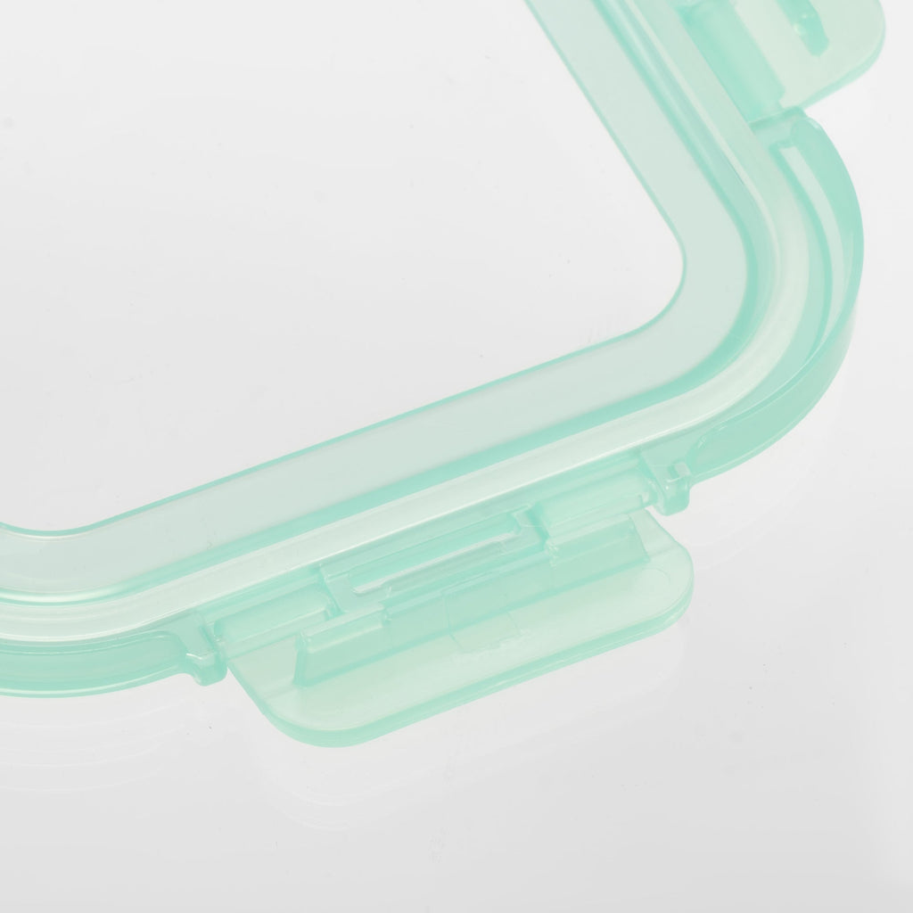 Glass Containers with Flexible Silicone Lids - Set of 3