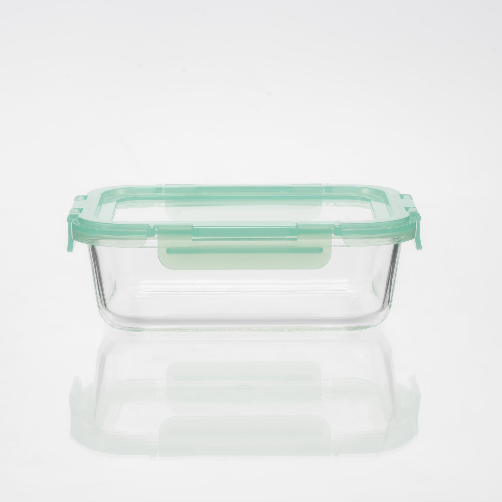 Glass Containers with Flexible Silicone Lids - Set of 3