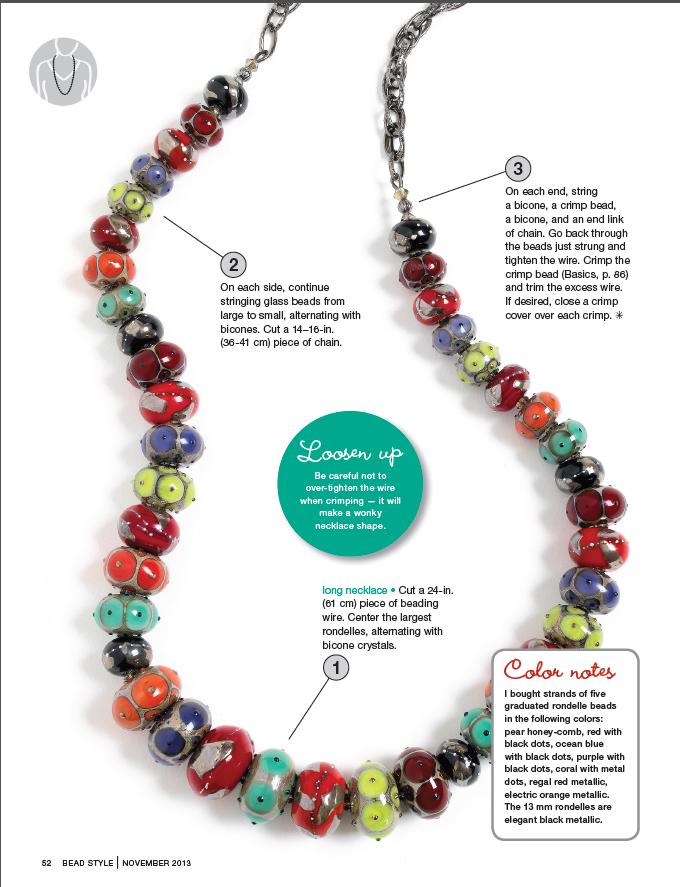 10409001 - Seven Teal Blue w/Metal Dots Rondelle Beads